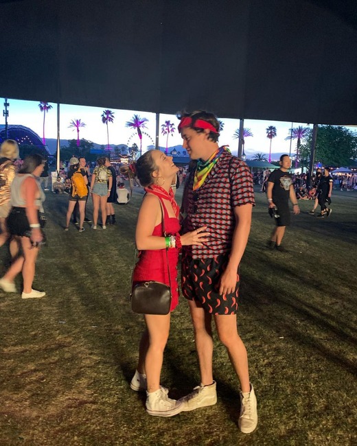 Billie Lourd, Austen Rydell, Coachella 2019